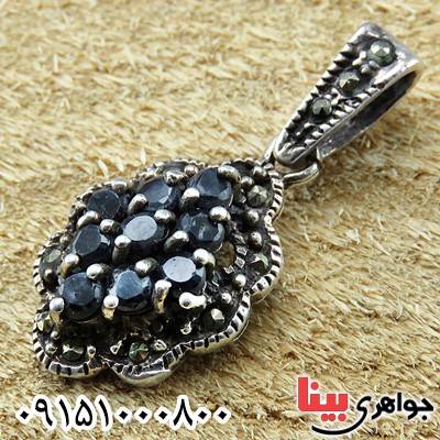 گردنبند یاقوت کبود خاص مارکازیتی زنانه زیبا