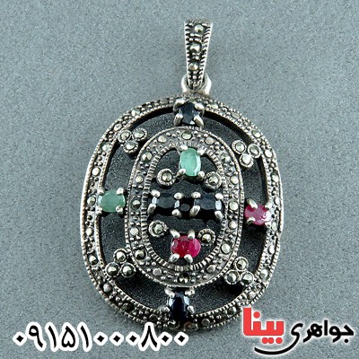 گردنبند چند جواهر مارکازیتی زنانه زیبا