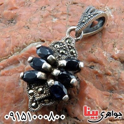 گردنبند یاقوت کبود خاص مارکازیتی زنانه