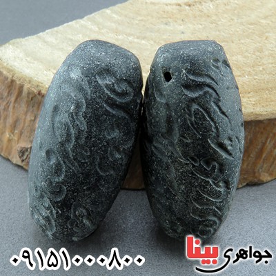 نگین انگشتر هبهاب عباس آبادی با حکاکی خاص و تراشی زیبا _کد:24059