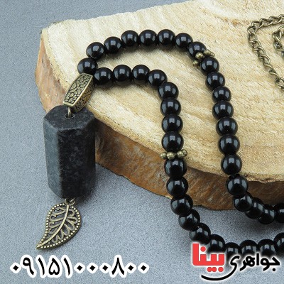 گردنبند هبهاب با رشته عقیق بسیار زیبا _کد:24079