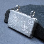 گردنبند نقره جاسازی ادعیه زیبا