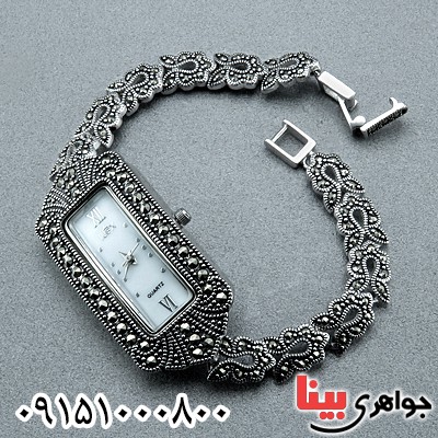 ساعت نقره مارکازیتی خاص و شیک زنانه _کد:24161