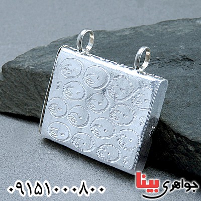 گردنبند نقره جاسازی ادعیه زیبا _کد:24166