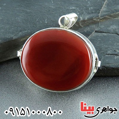 گردنبند عقیق خراسانی شگفت انگیز و خاص احراز _کد:24187
