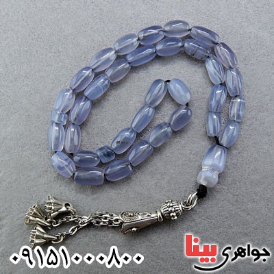 تسبیح عقیق یمنی سوسنی 33 دانه ای خوشرنگ _کد:24293