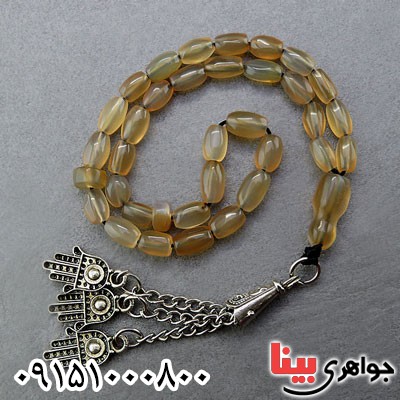 تسبیح عقیق یمنی 33 دانه ای بسیار زیبا