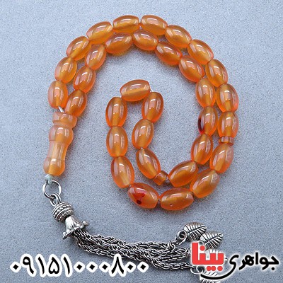 تسبیح عقیق یمنی 33 دانه ای فاخر بسیار زیبا