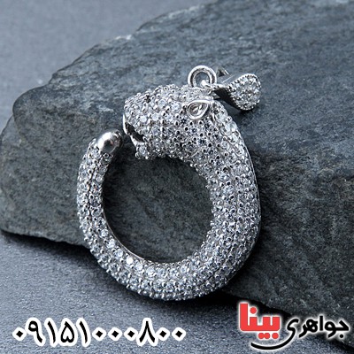 گردنبند نقره زنانه مدل ببر _کد:24324