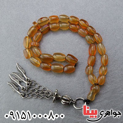 تسبیح عقیق یمنی 33 دانه ای خوشرنگ