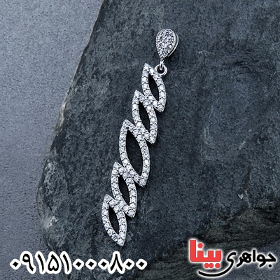 گردنبند نقره زنانه بسیار خاص _کد:24348