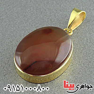 گردنبند عقیق یمنی سفارشی با سنگ دلخواه شما _کد:24395