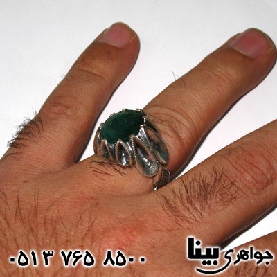 انگشتر زمرد زامبیا درشت مردانه انگشتر زمرد زامبیا درشت مردانه