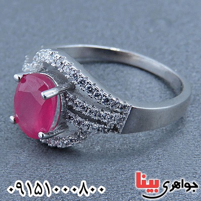 انگشتر یاقوت سرخ خوشرنگ عالی