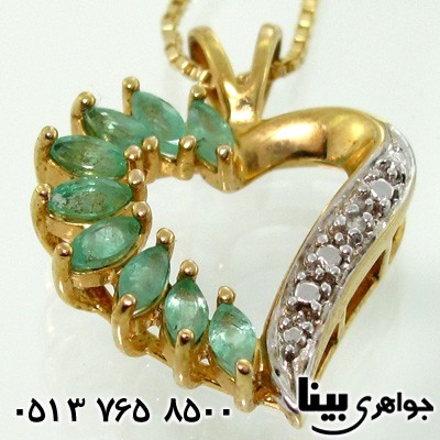 گردنبند زمرد درجه یک زنانه