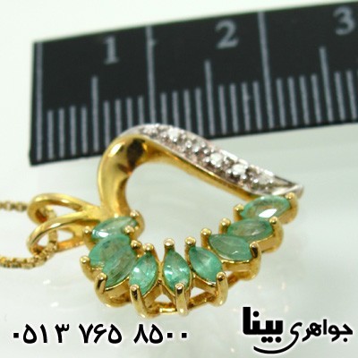 گردنبند زمرد درجه یک زنانه