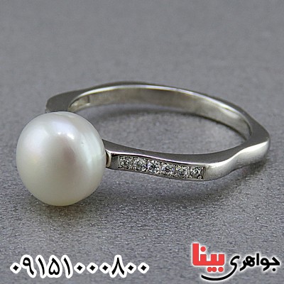 انگشتر مروارید خاص بسیار زیبا زنانه
