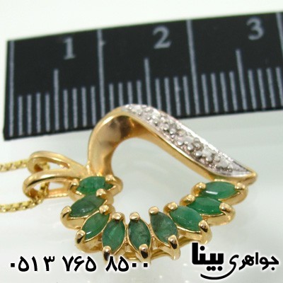 گردنبند زمرد درجه یک زنانه 01