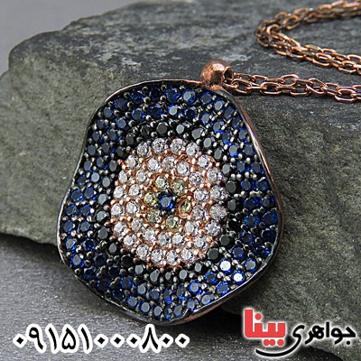 گردنبند نقره ترک چشم زخم خاص _کد:24790