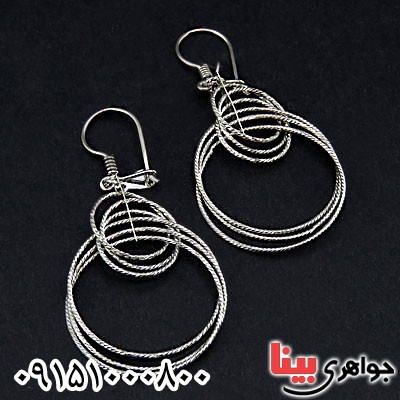 گوشواره نقره بسیار زیبا خاص زنانه _کد:24864