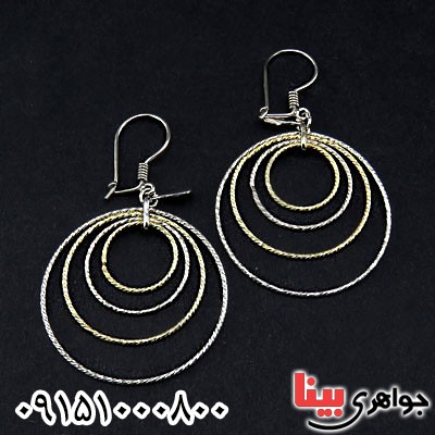 گوشواره نقره زنانه بسیار زیبا _کد:24865
