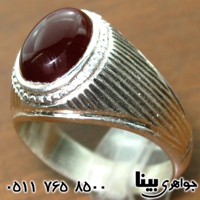 انگشتر عقیق قرمز مردانه طرح شمسه انگشتر عقیق قرمز مردانه طرح شمسه