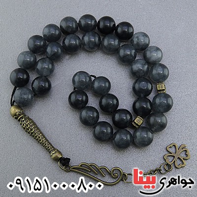 تسبیح جید دودی 33 دانه ای خوشرنگ _کد:25116
