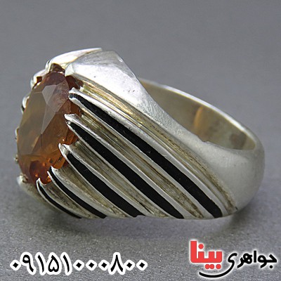 انگشتر الکساندریت دست ساز و خاص مردانه _کد:25173