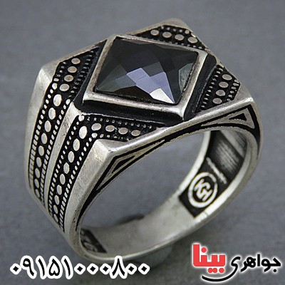 انگشتر نقره خاص مردانه اسپرت _کد:25218