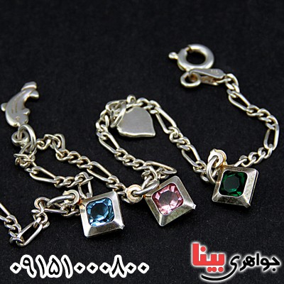 دستبند نقره زنانه خاص زیبا _کد:25228