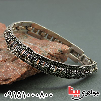 دستبند نقره مارکازیتی زنانه زیبا