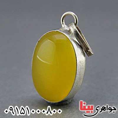گردنبند عقیق شرف الشمس خوشرنگ حرز دار _کد:25317