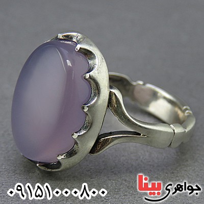 انگشتر عقیق کبود شیک و خاص مردانه _کد:25320