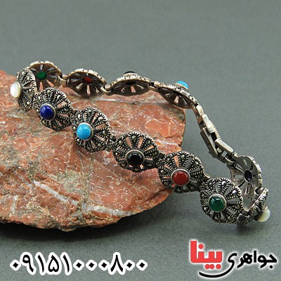 دستبند نقره بسیار خاص و زیبا _کد:25329