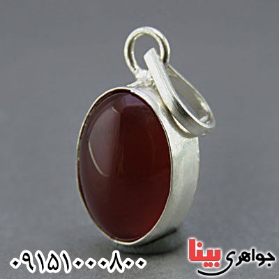 گردنبند عقیق همراه با حرز امام جواد (ع) _کد:25385