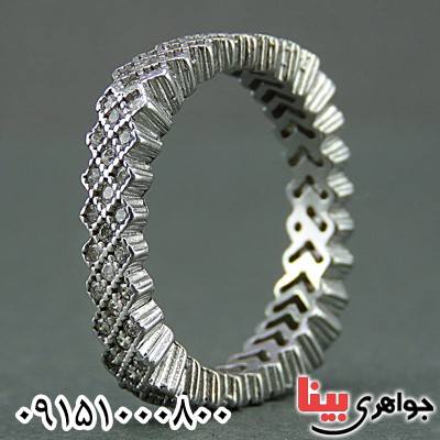 انگشتر نقره زنانه زیبا و شیک _کد:25598