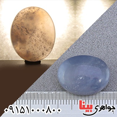 نگین انگشتر عقیق یمنی کبود قدیمی خاص و خوشرنگ