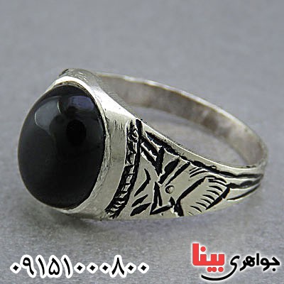 انگشتر عقیق سیاه (اونیکس) سایز کوچک خاص و خوشرنگ انگشتر عقیق سیاه (اونیکس) سایز کوچک خاص و خوشرنگ