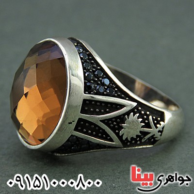 انگشتر الکساندریت مردانه میکروستینگ خاص و زیبا _کد:25849