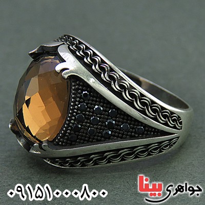 انگشتر الکساندریت مردانه خوشرنگ و خاص _کد:25883