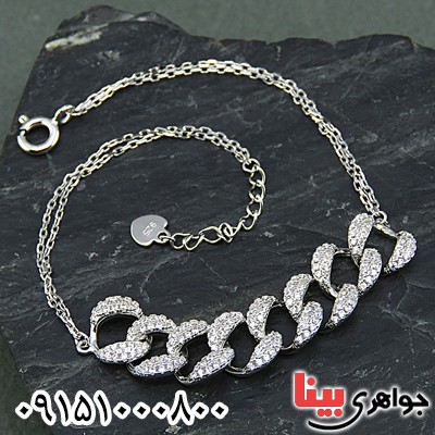 دستبند نقره بسیار زیبا زنانه _کد:26164