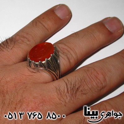 انگشتر عقیق یمنی مردانه امیری حسین و نعم الامیر