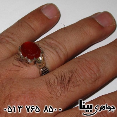 انگشتر عقیق یمنی مردانه کوثر
