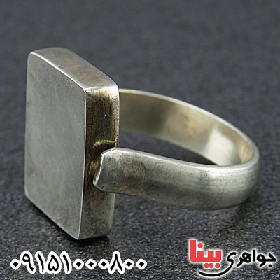 انگشتر نقره چرخشی حرز دار با حرز دلخواه شما _کد:26191