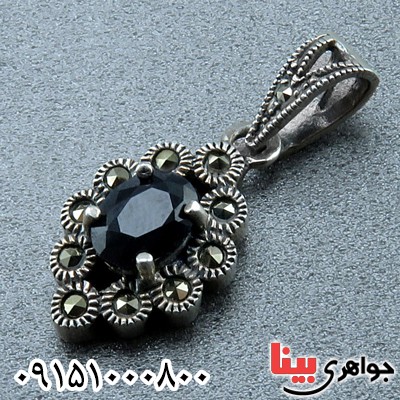 گردنبند یاقوت کبود خاص مارکازیتی زنانه _کد:26288