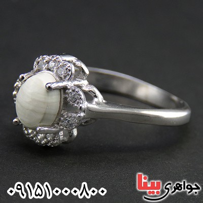 انگشتر خرمهره خاص و زیبا زنانه _کد:26418