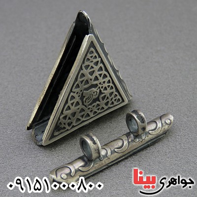 گردنبند نقره جاسازی ادعیه خاص _کد:26458