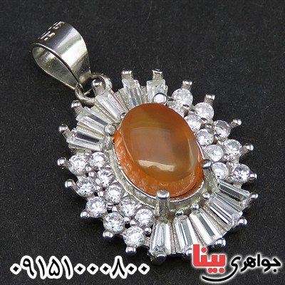 گردنبند عقیق یمنی خوشرنگ ، شیک و خاص