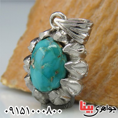 گردنبند فیروزه نیشابوری خاص و شیک زنانه _کد:26494