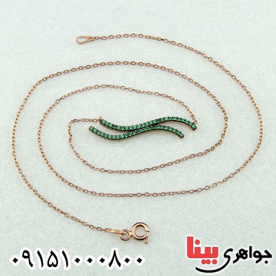 گردنبند نقره ظریف و خاص زنانه _کد:26496